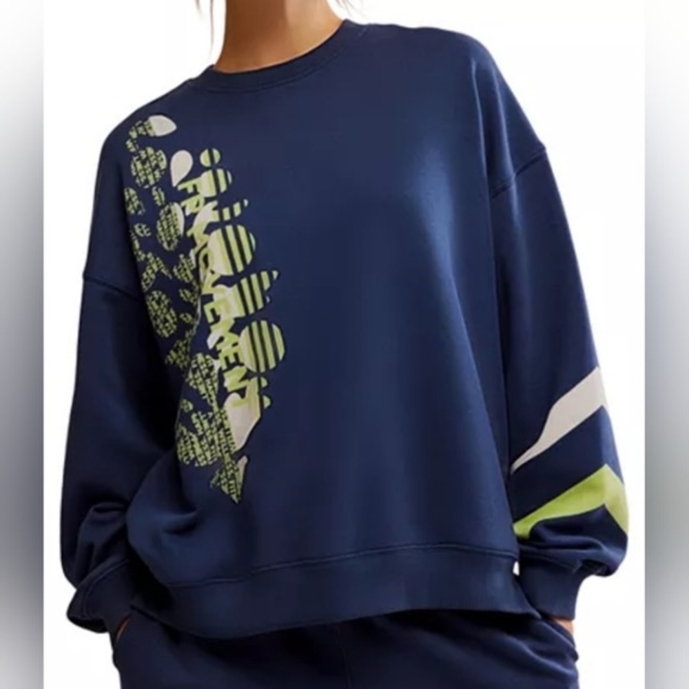 Free People Movement All Star Logo Pullover